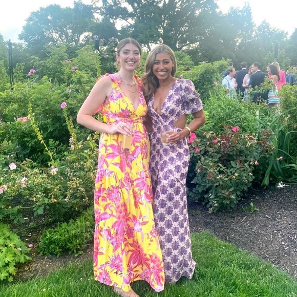 For Love & Lemons maxi dress. XS. Floral/purple - Picture 1 of 6